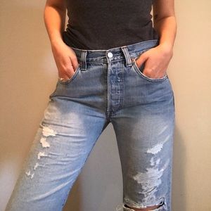 501 vintage denim jeans